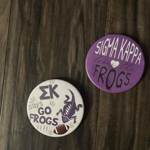 TCU game day sigma kappa pins